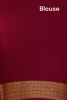 Pure Contrast Mysore Crepe Silk Saree